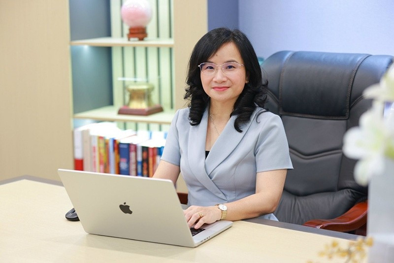 Bà Ngô Thu Hà, Tổng giám đốc SHB. Ảnh: Báo đầu tư nu-tuong2.jpg