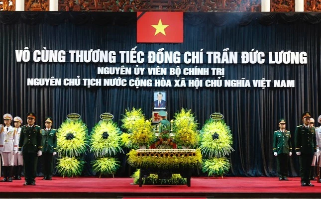 Lễ viếng nguyên Chủ tịch nước Trần Đức Lương tại Hà Nội