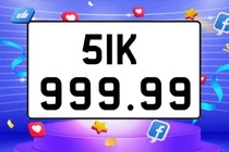 Biển vip 51K-999.99 chốt 17,2 tỷ sau 3 lần đấu giá