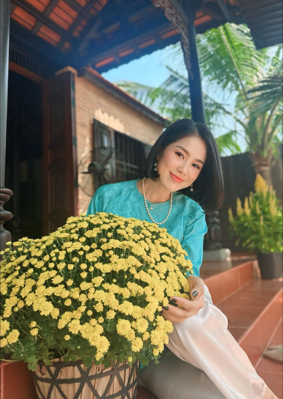 Diễn viên Lê Phương cho biết đã chính thức nghỉ Tết. Ảnh: FB Lê Phương