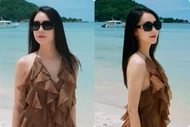 Hồng Diễm chứng minh không cần bikini vẫn gợi cảm hút hồn