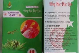 Viên giảm cân Hồng Hạc Phục Linh chứa chất cấm nguy hại sao?