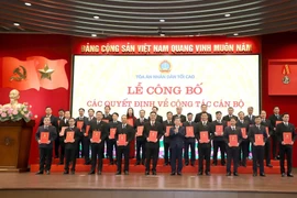 Bổ nhiệm nhân sự chủ chốt các TAND trong mô hình mới